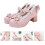 2Paren Roze Vrouwen Comfortabele Trendy Schoeisel 11