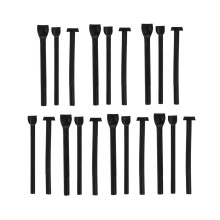 40Pièces Outils Gravure Cuir Métal Noir Durable Pour Travaux Manuels