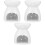 3St Wit Keramisch Theelichthouder Aroma Diffuser Voor Woonkamer 3