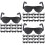 72Ud Gafas Mini Negras De Plástico Para Muñecas Y Utilería 7