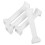 12Ud Columnas Blancas PP Para Tartas Y Decoración De Bodas 2