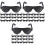 72Ud Gafas Mini Negras De Plástico Para Muñecas Y Utilería 5