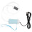 3Pcs Portable USB Aquarium Pump Sky-Blue ABS Oxygen Aerator 1