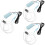 3Pcs Portable USB Aquarium Pump Sky-Blue ABS Oxygen Aerator 8