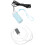 3Pcs Portable USB Aquarium Pump Sky-Blue ABS Oxygen Aerator 2