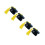 4St Compacte Zwarte Mini Doctoral Caps Van Resin Voor Souvenirs 6