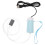 3Pcs Portable USB Aquarium Pump Sky-Blue ABS Oxygen Aerator 3