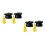 4St Compacte Zwarte Mini Doctoral Caps Van Resin Voor Souvenirs 9