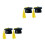 4St Compacte Zwarte Mini Doctoral Caps Van Resin Voor Souvenirs 10