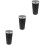 3Pcs PP Car Trash Can with Lid Silver Small Bin for Vehicle Use 7