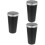 3Pcs PP Car Trash Can with Lid Silver Small Bin for Vehicle Use 8