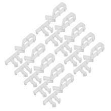 30Pz Clip Per Tende E Veneziane Nascoste in Pom Trasparente