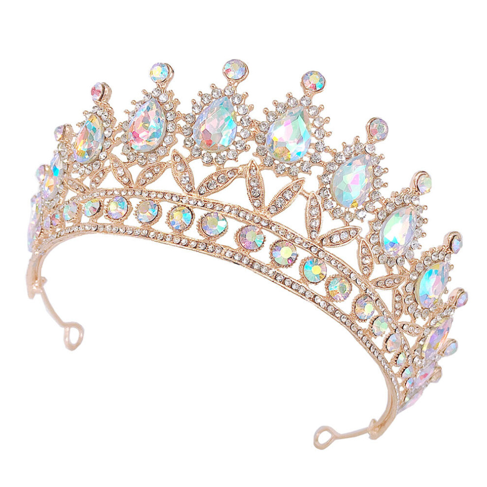 2Szt Elegancka Tiara Z KryształAmi PrzyjęCia I ŚLubne-image