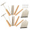 8Sets DIY Kalimba 17 Key Metal Replacement Kit with Saddle and Tools 2
