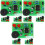 Set Pratica Saldatura Flash Circuit Kit Didattico Verde -4 5