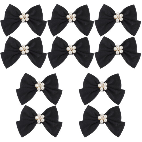 5Pares Presilhas Femininas Para Preto Com Decor 2