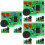 Set Pratica Saldatura Flash Circuit Kit Didattico Verde -4 8