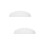 2Pcs White Hat Holder Racks for Men Multipurpose Hat Storage Stands 9
