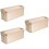 3Pcs Festive Rose Gold Cookie Gift Boxes Small Iron Tins 8
