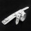 White Leather Adjustable Bondage Handcuffs with Soft PU Padding for Couple Play 4