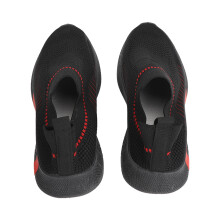 Herren Strickatmungsaktive Slip-On Sneaker Schwarz Größe 42-45