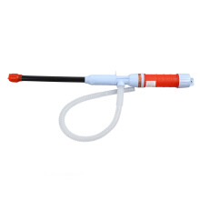 Portable Electric Fluid Extractor for Gasoline & Diesel 16in Hose Red