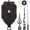 DIY Clock Movement Replacement Kit, Versatile Usage Well Function Quartz Mechanism for Craft and Home Repair, Battery Powered Jumping Second Wall Cloc 1