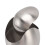 Edelstahl-Ei-förmiger Mini-Schreibtischmülleimer, 14,2 cm 3
