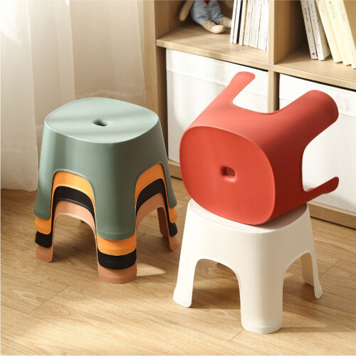 Compact Step Stool for Bathroom Kitchen Use, Comfortable Seating Versatile Usage Portable Design for Home Travel, Sturdy Construction Space-Saving Des 1