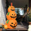 Μεγάλη φουσκωτή στοίβα κολοκύθας για το Halloween, ασφαλές και φιλικό προς το 5