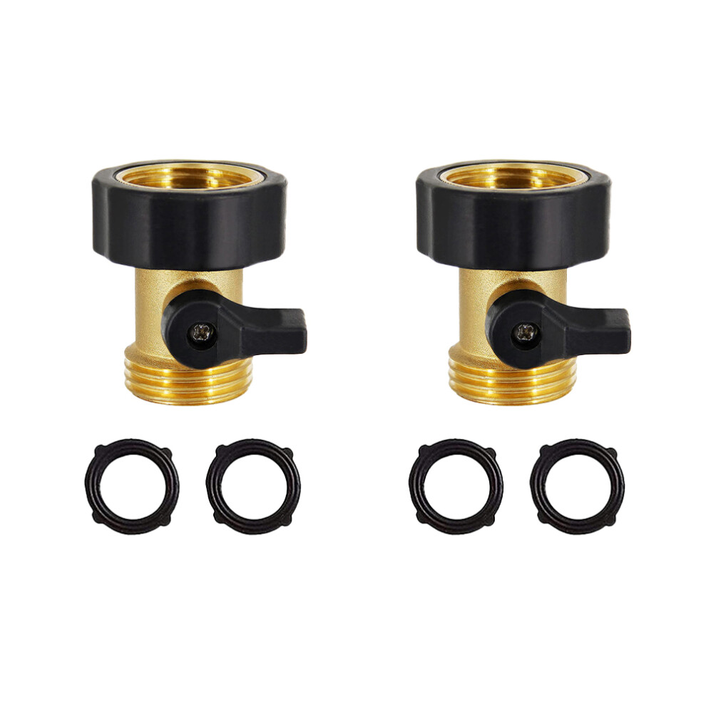 Garden Hose Shut Off Valve, Heavy Duty Brass For Maximum Durability, Leak-Free Design Ensures Efficient Water Usage 9441426636977