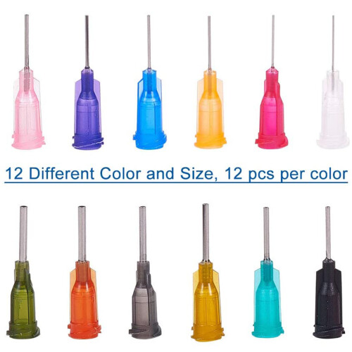 Multipurpose Diy Precision Tip Applicator Bottle Set, Narrow Tip Applicator With Precise Application Ideal For Diy Quilling And Acrylic Paint Artwork 2
