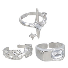 Bagues de Couple en Zircon modernes, décoration pour-5738901