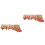 2Pcs Light Brown Wooden Train Model for Desktop and Home Decoration 6