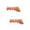 2Pcs Light Brown Wooden Train Model for Desktop and Home Decoration 9