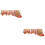 2Pcs Light Brown Wooden Train Model for Desktop and Home Decoration 8