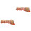 2Pcs Light Brown Wooden Train Model for Desktop and Home Decoration 5