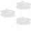 3St Wit Nylon Visval Krabbenval Voor Riviermeer Duurzaam Net 8