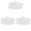 3St Wit Nylon Visval Krabbenval Voor Riviermeer Duurzaam Net 4