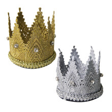4St Prachtige Lace Kroontjes Haarband Baby Tiara Elastische Hoofdband