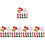 60St Schattige Kerst Haaraccessoires Voor Gekleurde Clips 7