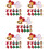 60St Schattige Kerst Haaraccessoires Voor Gekleurde Clips 10