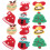 60St Schattige Kerst Haaraccessoires Voor Gekleurde Clips 2