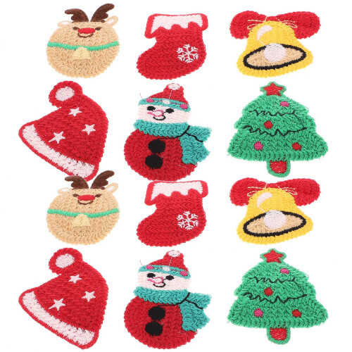 60St Schattige Kerst Haaraccessoires Voor Gekleurde Clips 1