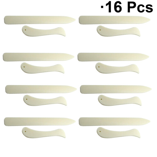 8St Plastic Vouwset, Wit, Voor Scrapbooking En Leerbewerking 1