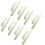 8St Plastic Vouwset, Wit, Voor Scrapbooking En Leerbewerking 8