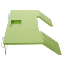 3Pcs Reptile Turtle Basking Platform Green Plastic Aquarium Decor