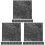 24Pcs Grey Nano Sparkle Cloth Car Scratch Repair Tool for 4