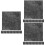 24Pcs Grey Nano Sparkle Cloth Car Scratch Repair Tool for 8
