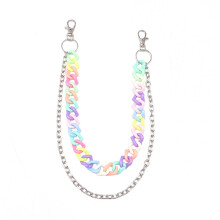Veelzijdige snoepkleurige acrylketting mode-accessoire-Stijl 1
